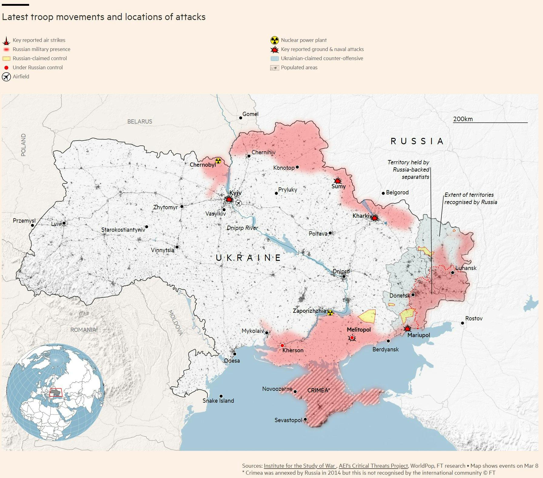 Russian Invasion Maps